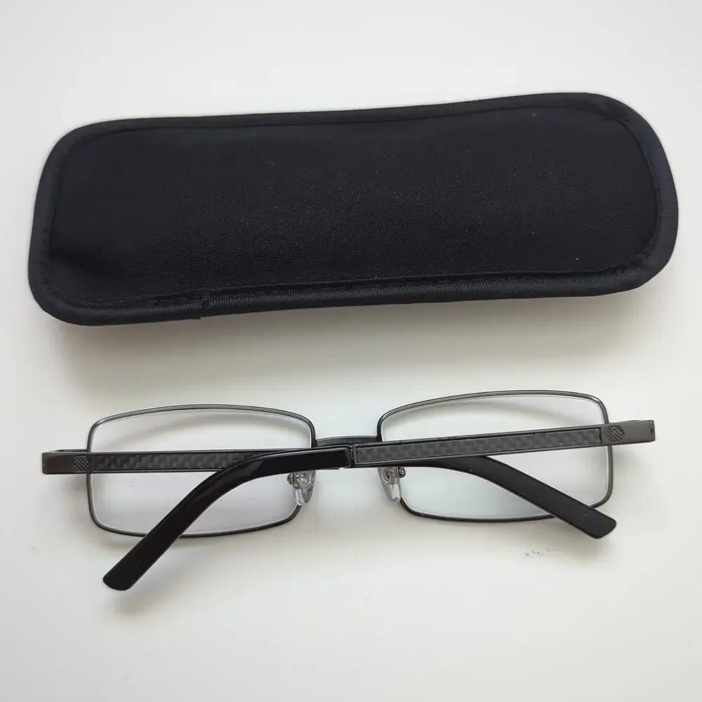 Foster Grant Reading Glasses Classy Eyeglasses Ash Gun Metal +1.50‎ PD58.5MM